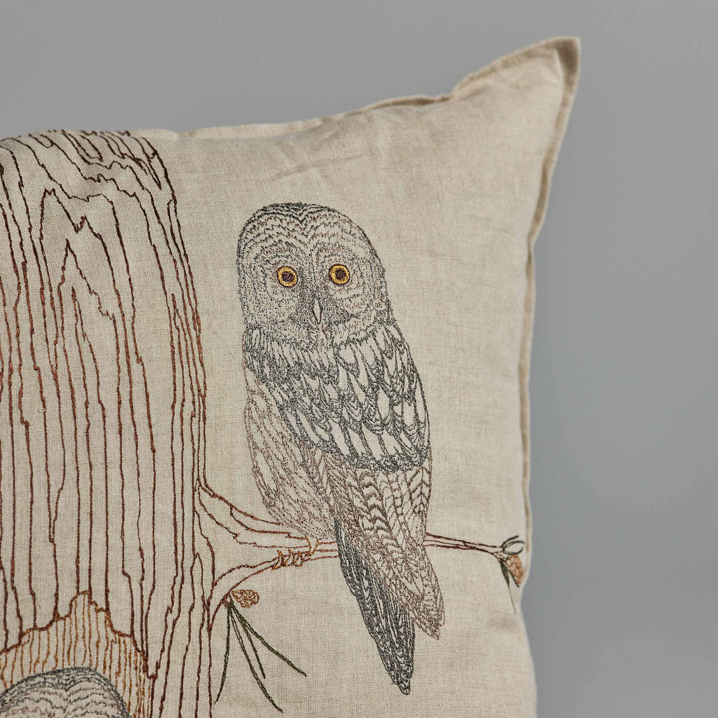 Owl Family Tree Pillow - Bon Ton goods
