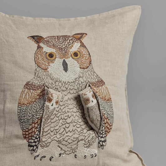 Owl Mama Pocket Pillow | Coral & Tusk - Bon Ton goods