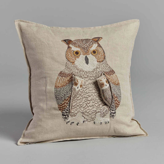 Owl Mama Pocket Pillow | Coral & Tusk - Bon Ton goods