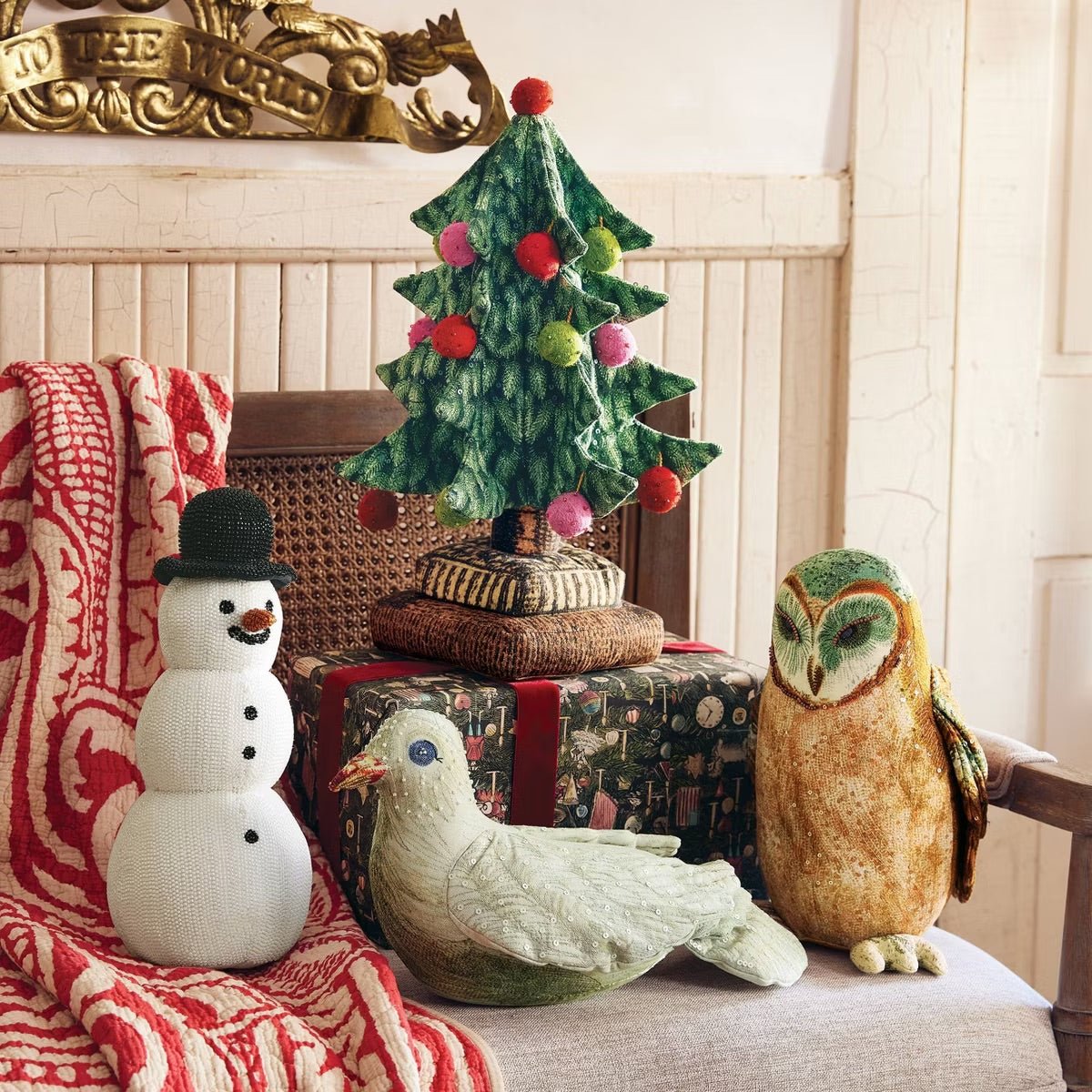 Owl Pillow | John Derian - Bon Ton goods