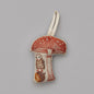 Owl with Mushroom Ornament | Coral & Tusk - Bon Ton goods