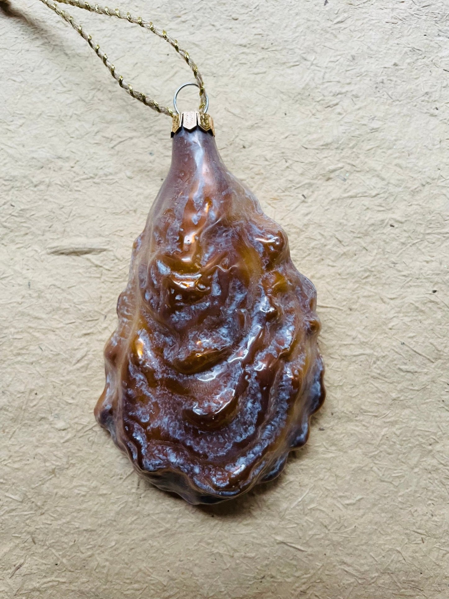 Oyster Glass Ornament - Bon Ton goods