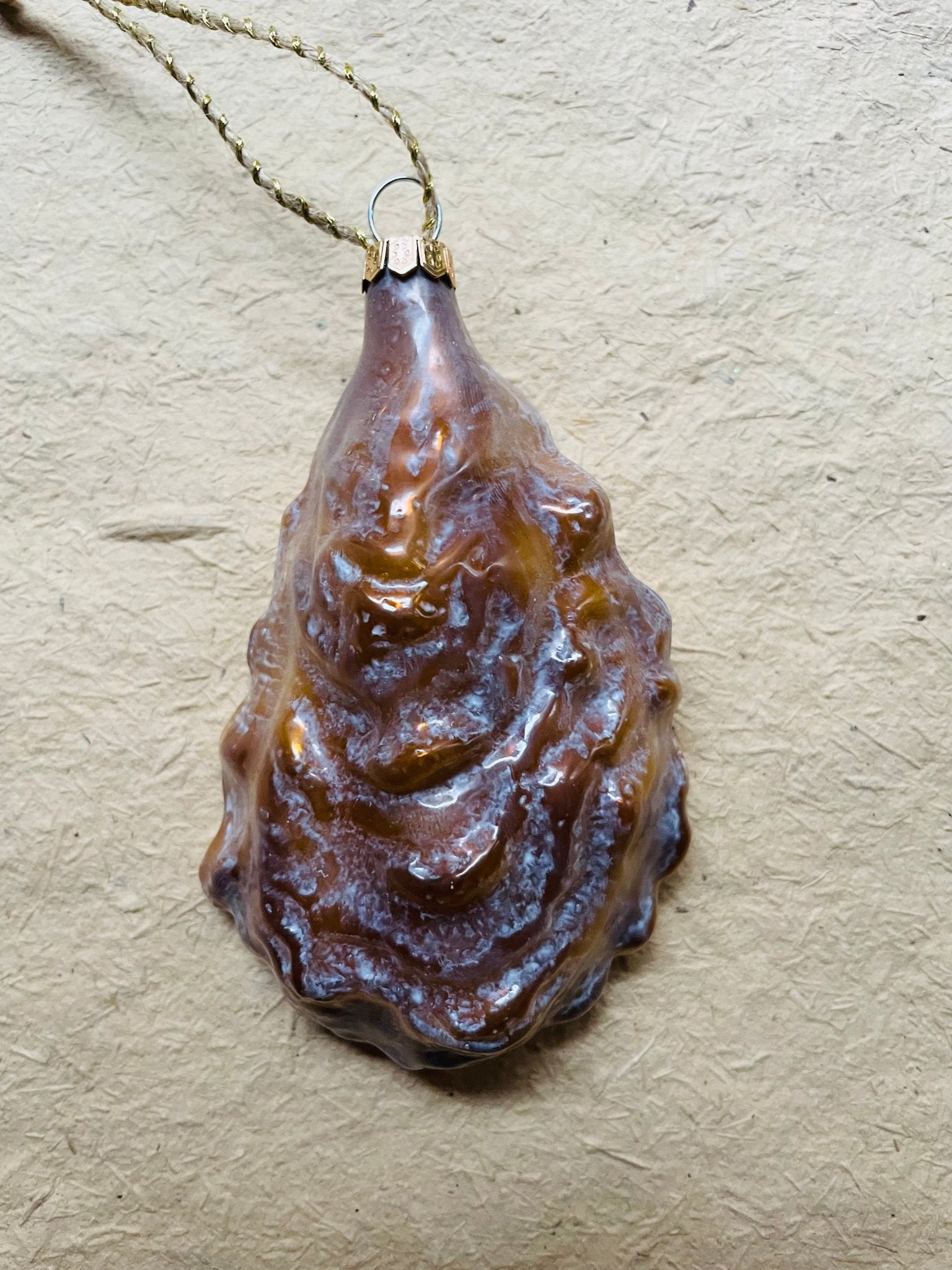 Oyster Glass Ornament - Bon Ton goods