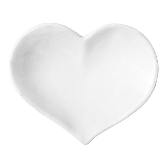 Heart Dessert Plate (Cœur) - Astier de Villatte: Exclusive Pre-Order Item