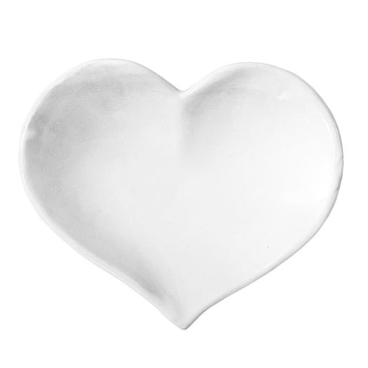 Heart Dinner Plate (Cœur) - Astier de Villatte: Exclusive Pre-Order Item