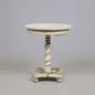 Painted Column Table, 20th Century, D 64 × H 75 cm - Bon Ton goods