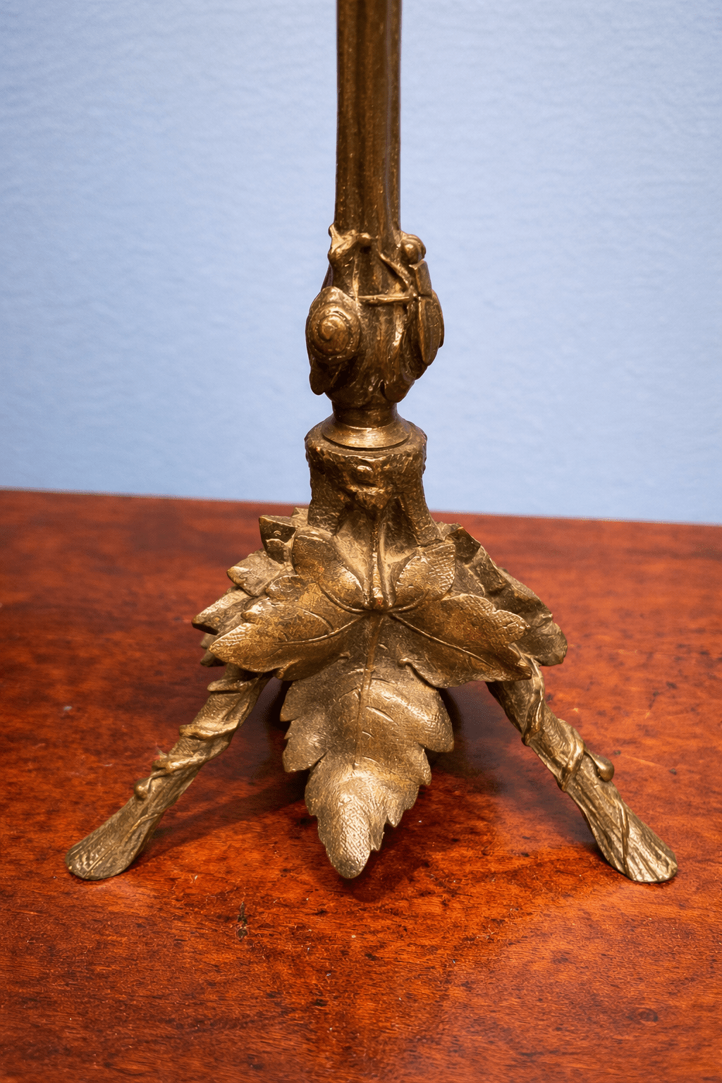 Pair of Antique French Brass Candlesticks – Ferdinand Barbedienne, c. 1850 - Bon Ton goods