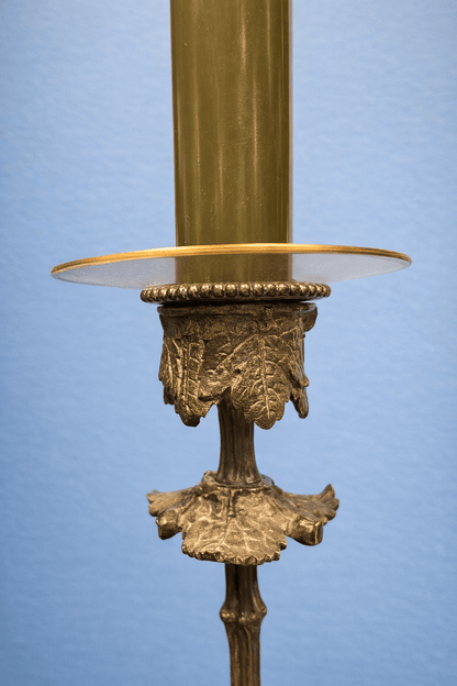 Pair of Antique French Brass Candlesticks – Ferdinand Barbedienne, c. 1850 - Bon Ton goods