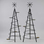 Pair of Swedish Wrought Iron Christmas Tree Candlesticks from Sommarlust, Kristianstad, c. 1950–1970 - Bon Ton goods