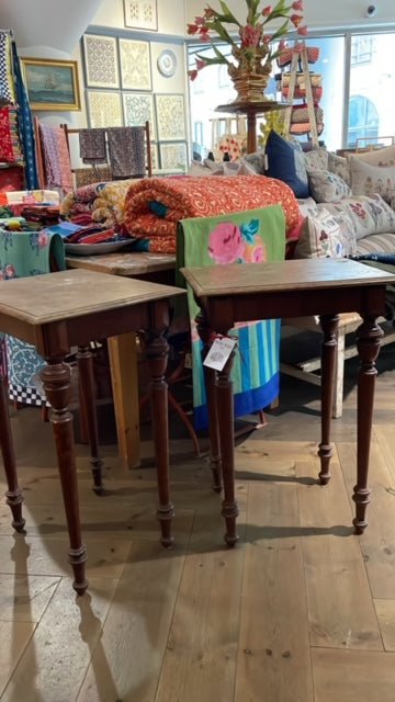 Pair of Vintage French Console Tables - Bon Ton goods