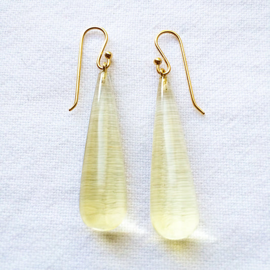 Pale Lemon Citrine Earrings | Mikkel Brøgger - Bon Ton goods