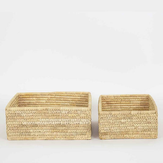 PALM RECTANGLE Natural Basket | A World of Craft - Bon Ton goods