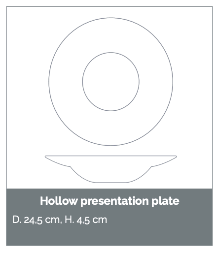 Papéete Hollow Charger Presentation Creuse | Atelier Saint André Perrin - Bon Ton goods