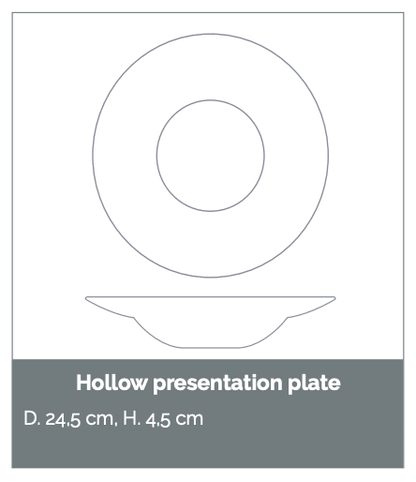 Papéete Hollow Charger Presentation Creuse | Atelier Saint André Perrin - Bon Ton goods