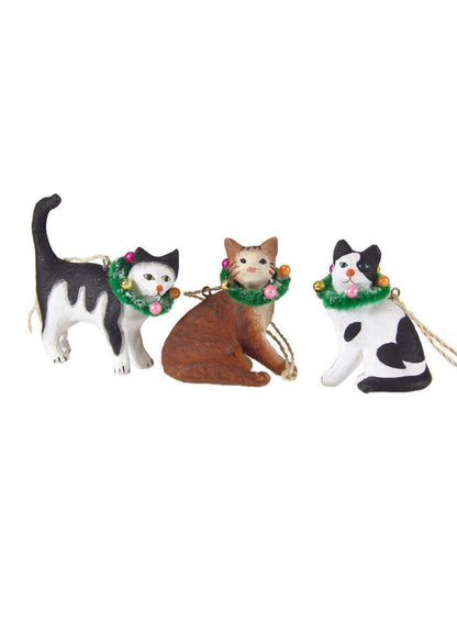 Paper Kitten Christmas Ornament - Bon Ton goods