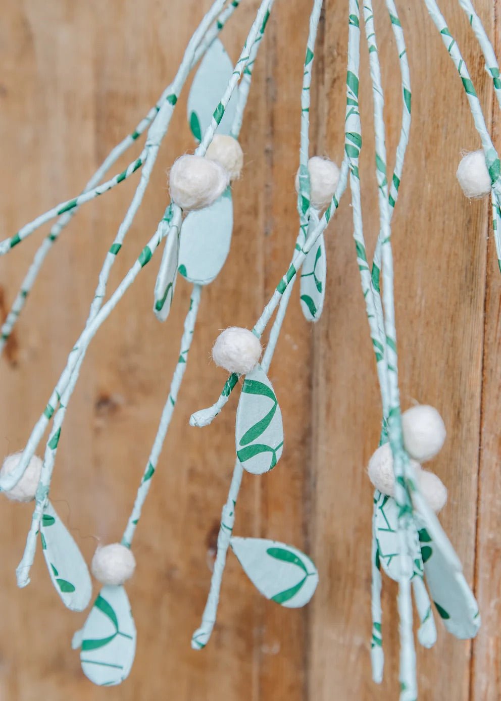 Paper Mistletoe - Christmas Decoration | Christmas Ornament - Bon Ton goods
