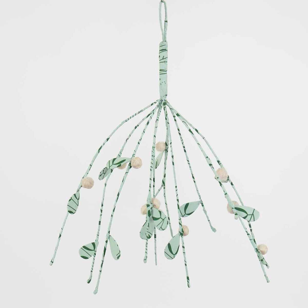 Paper Mistletoe - Christmas Decoration | Christmas Ornament - Bon Ton goods