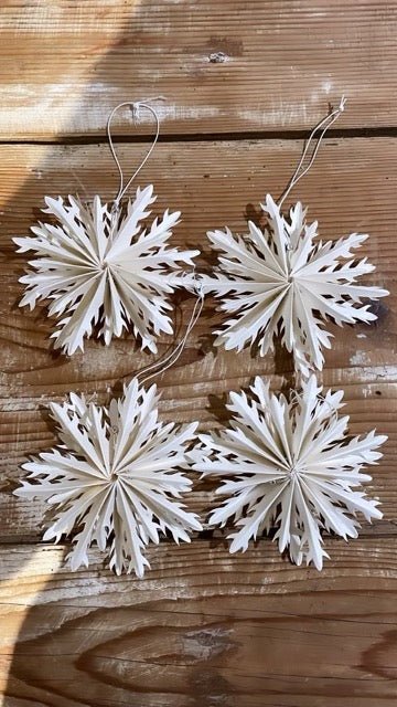 Paper Snowflake | Christmas Ornament - Bon Ton goods