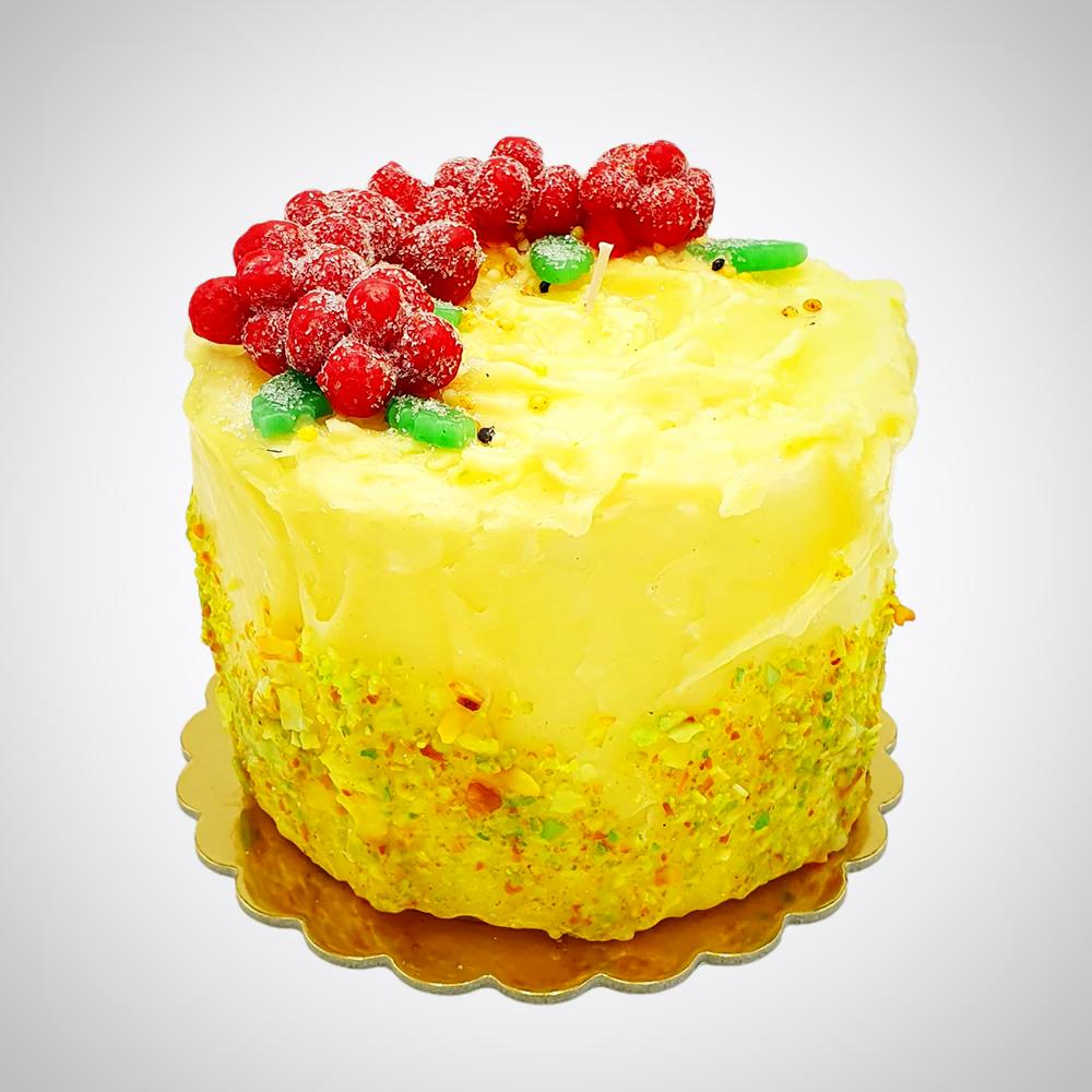 Pastry Cream Cake Wax Candle | Cereria Introna - Bon Ton goods