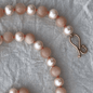 Peach Moonstone and Pink Pearl Necklace | Mikkel Brøgger - Bon Ton goods