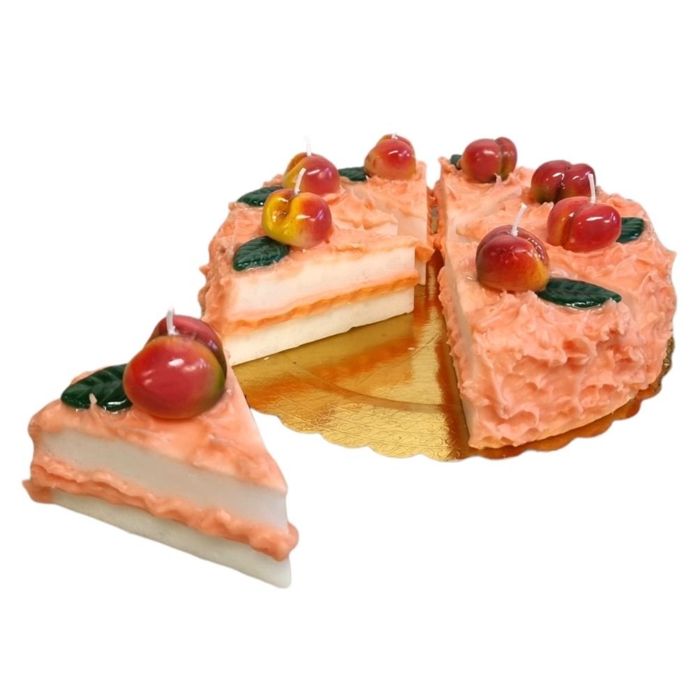 Peach Slice - Cake Slice - Wax Cake | Cereria Introna - Bon Ton goods