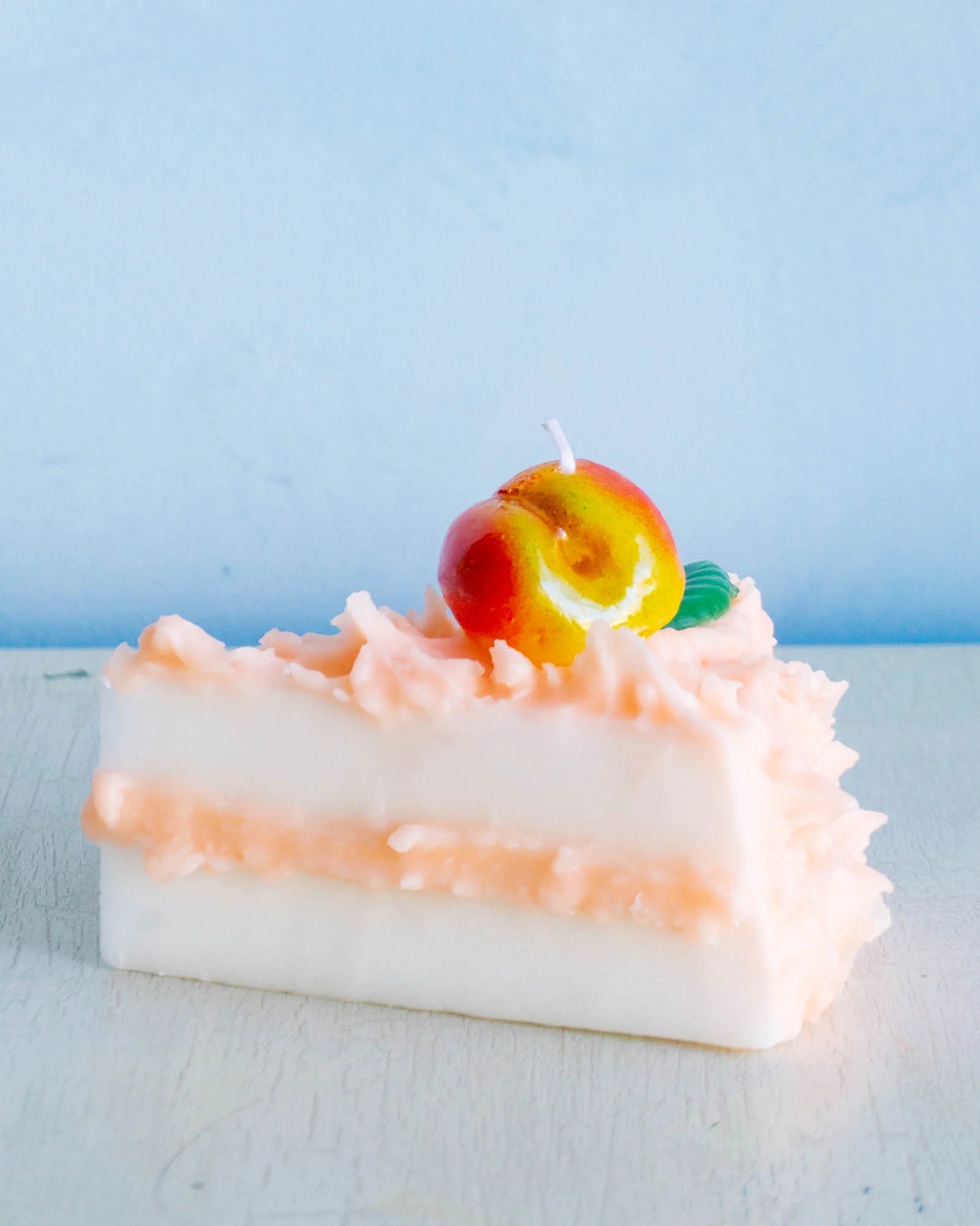 Peach Slice - Cake Slice - Wax Cake | Cereria Introna - Bon Ton goods