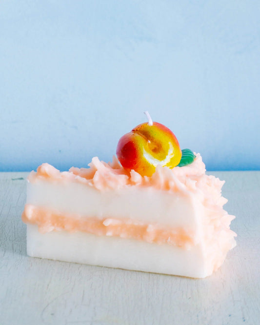 Peach Slice - Cake Slice - Wax Cake | Cereria Introna - Bon Ton goods