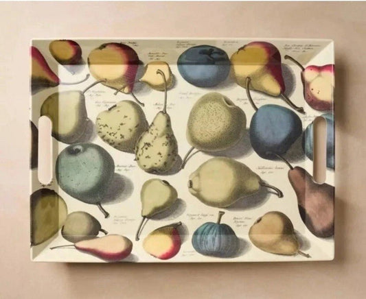 Pear Serving Tray Fall Fruit - 36x48 cm | John Derian - Bon Ton goods