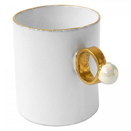 Pearl Ring Cup, Serena Carone | Astier de Villatte: Exclusive Pre-Order Item - Bon Ton goods