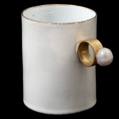 Pearl Ring Cup, Serena Carone | Astier de Villatte: Exclusive Pre-Order Item - Bon Ton goods