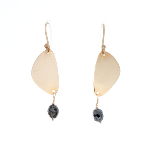 Pebble Black Diamond Earrings - Bon Ton goods