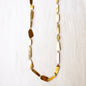 Additional view 2 of Pebble Gold Necklace, sculptural 14k yellow gold, handmade by Mikkel Brøgger