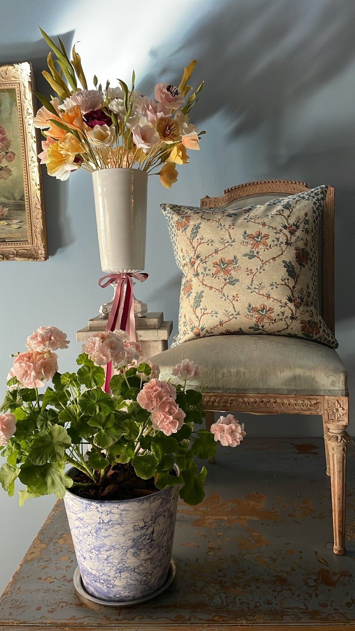 Pentimento Linen Cushion | John Derian - Bon Ton goods
