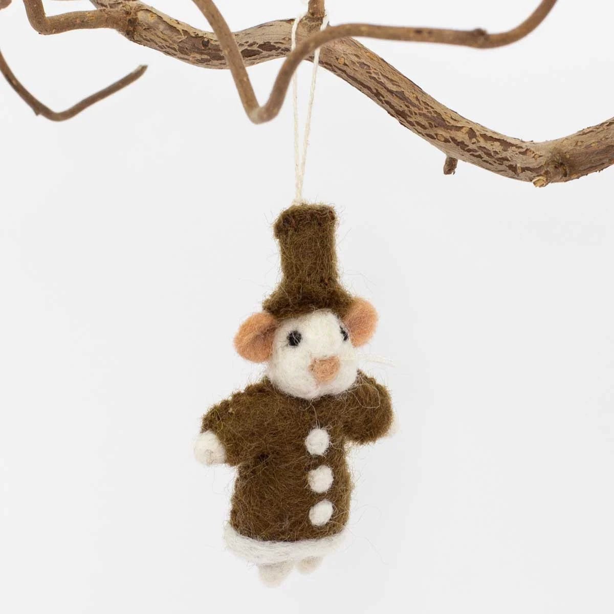 Pepparkaksgubbe - Swedish Gingerbread Man (Mouse) | Christmas Ornament - Bon Ton goods