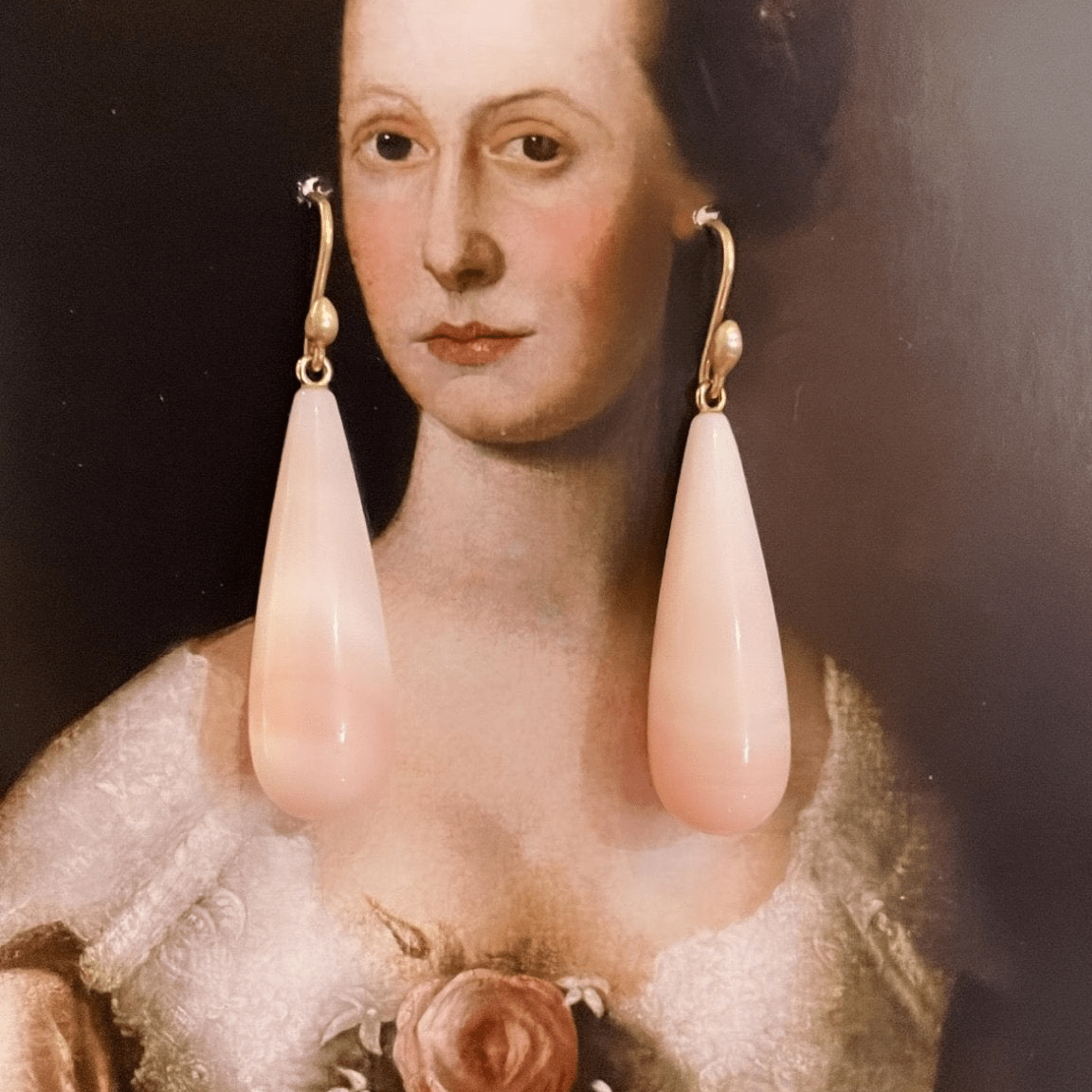 Peruvian Pink Opal Drops | Ted Muehling - Bon Ton goods