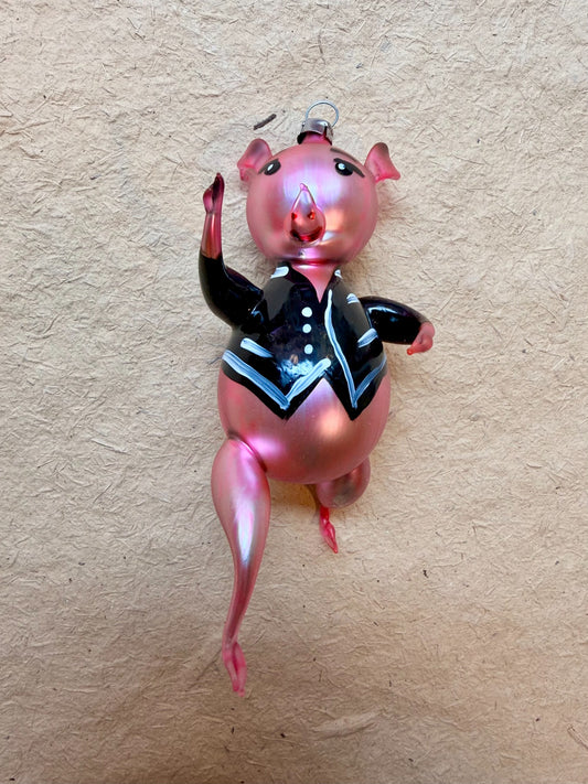 Pig Christmas Ornament by Nostalgie Christbaumschmuck