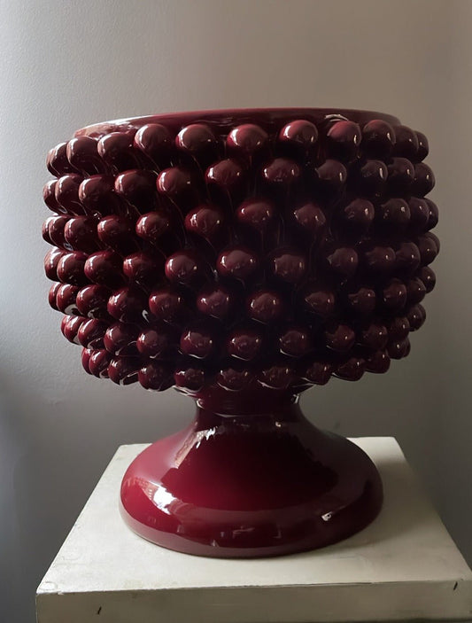 Pinecone Bowl Bordeaux Large - Bon Ton goods