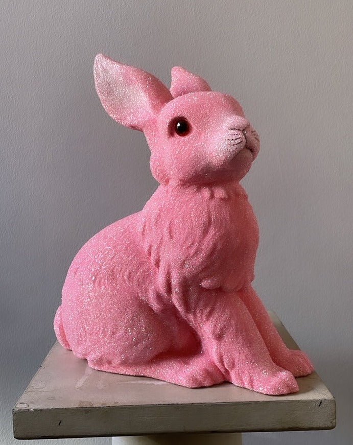 Pink Beaded Bunny - Ino Schaller - Bon Ton goods