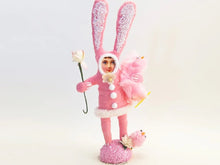 Load image into Gallery viewer, Pink Bunny Child Figure - Vintage by Crystal - Bon Ton goods
