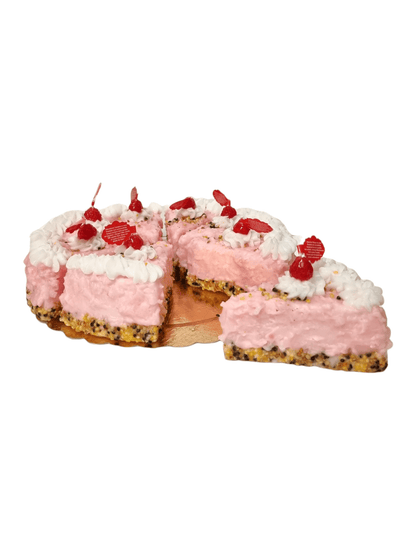 Pink Crispy Wax Cake - Cake Slice - Torta a Fette Croccante Rosa | Cereria Introna - Bon Ton goods