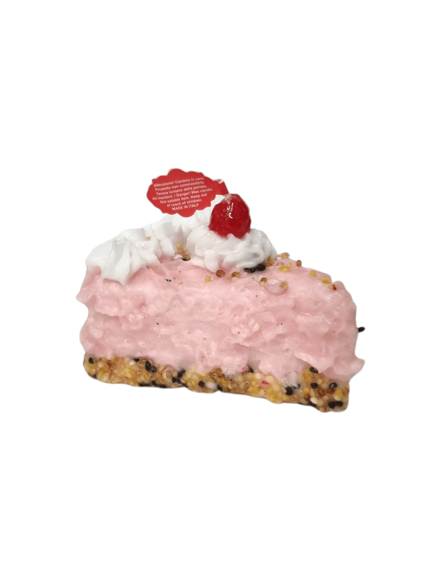 Pink Crispy Wax Cake - Cake Slice - Torta a Fette Croccante Rosa | Cereria Introna - Bon Ton goods