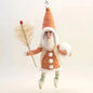 Pink Santa Goose Feather Sprig Ornament - Vintage Inspired Spun Cotton | Vintage by Crystal Spun Cotton Ornament - Bon Ton goods