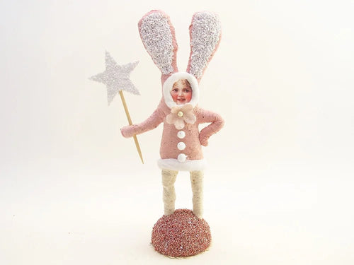 Pink Star Bunny Figure - Bon Ton goods
