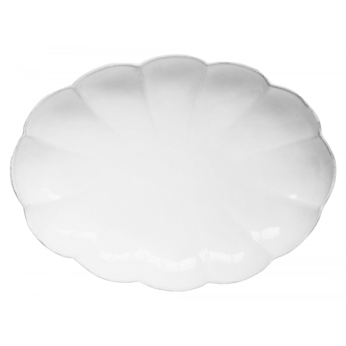 Oval Deep Marguerite Platter by Astier de Villatte