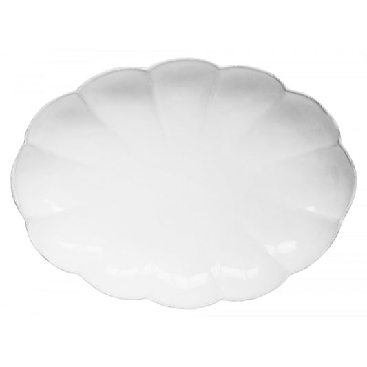 Oval Deep Marguerite Platter by Astier de Villatte