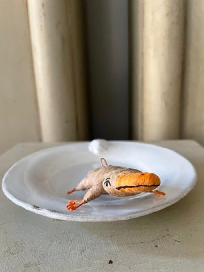 Platypus | Vintage by Crystal Spun Cotton Ornament - Bon Ton goods