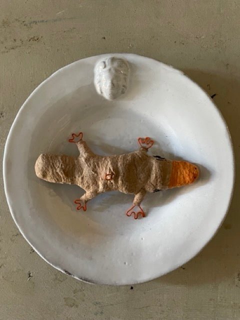 Platypus | Vintage by Crystal Spun Cotton Ornament - Bon Ton goods