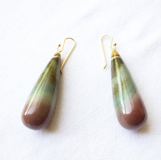 Polychrome Jasper Earrings | Mikkel Brøgger - Bon Ton goods