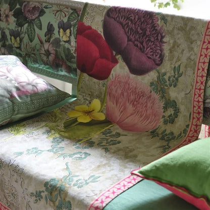 Poppy Study Violet Throw | John Derian - Bon Ton goods