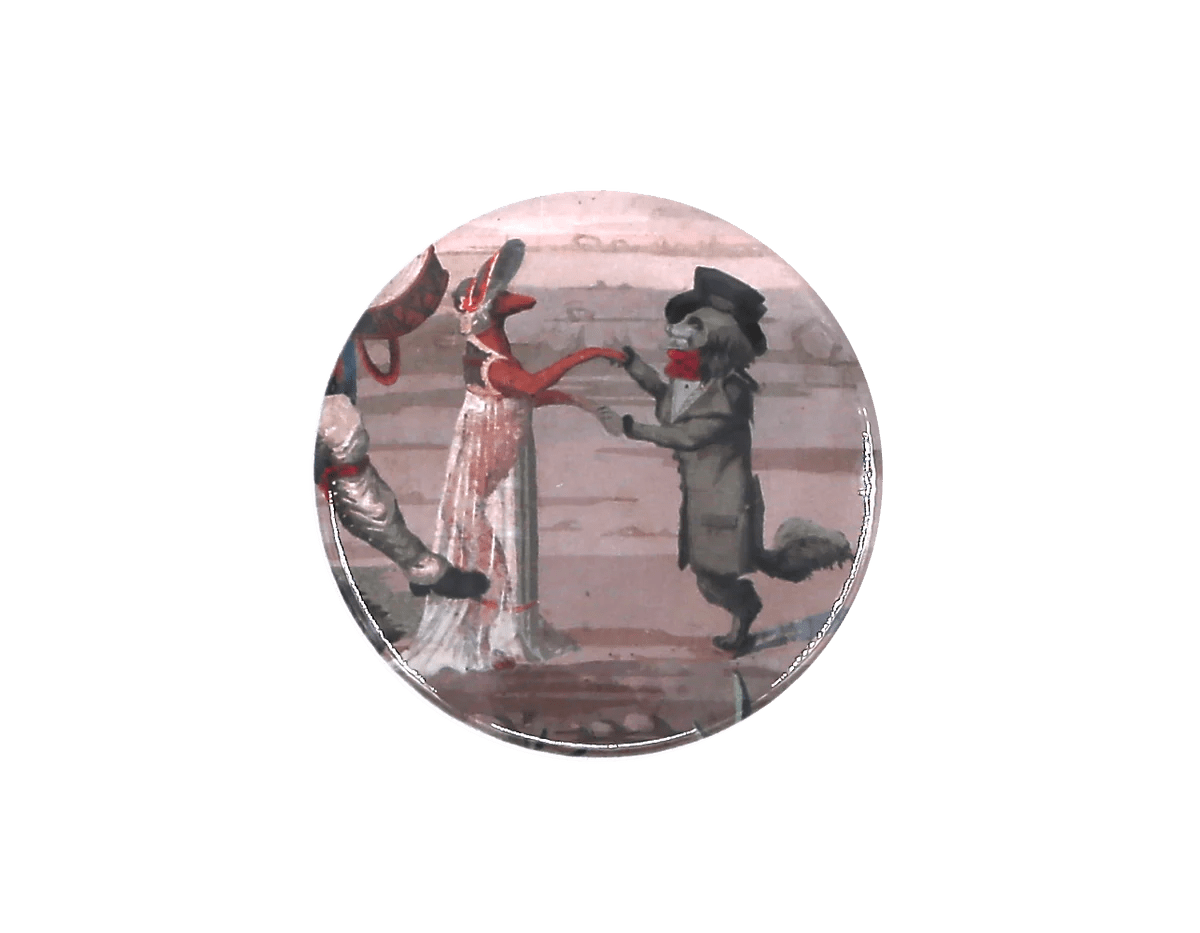 "Port-Liberté" Animaux Pocket Mirror | Antoinette Poisson - Bon Ton goods